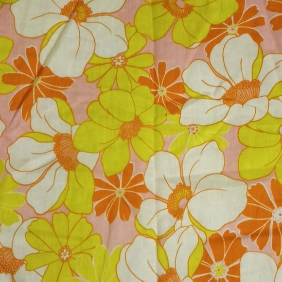 Sanctuary Pink Yellow Orange Floral Linen Mini Skirt GGG - Picture 2 of 6